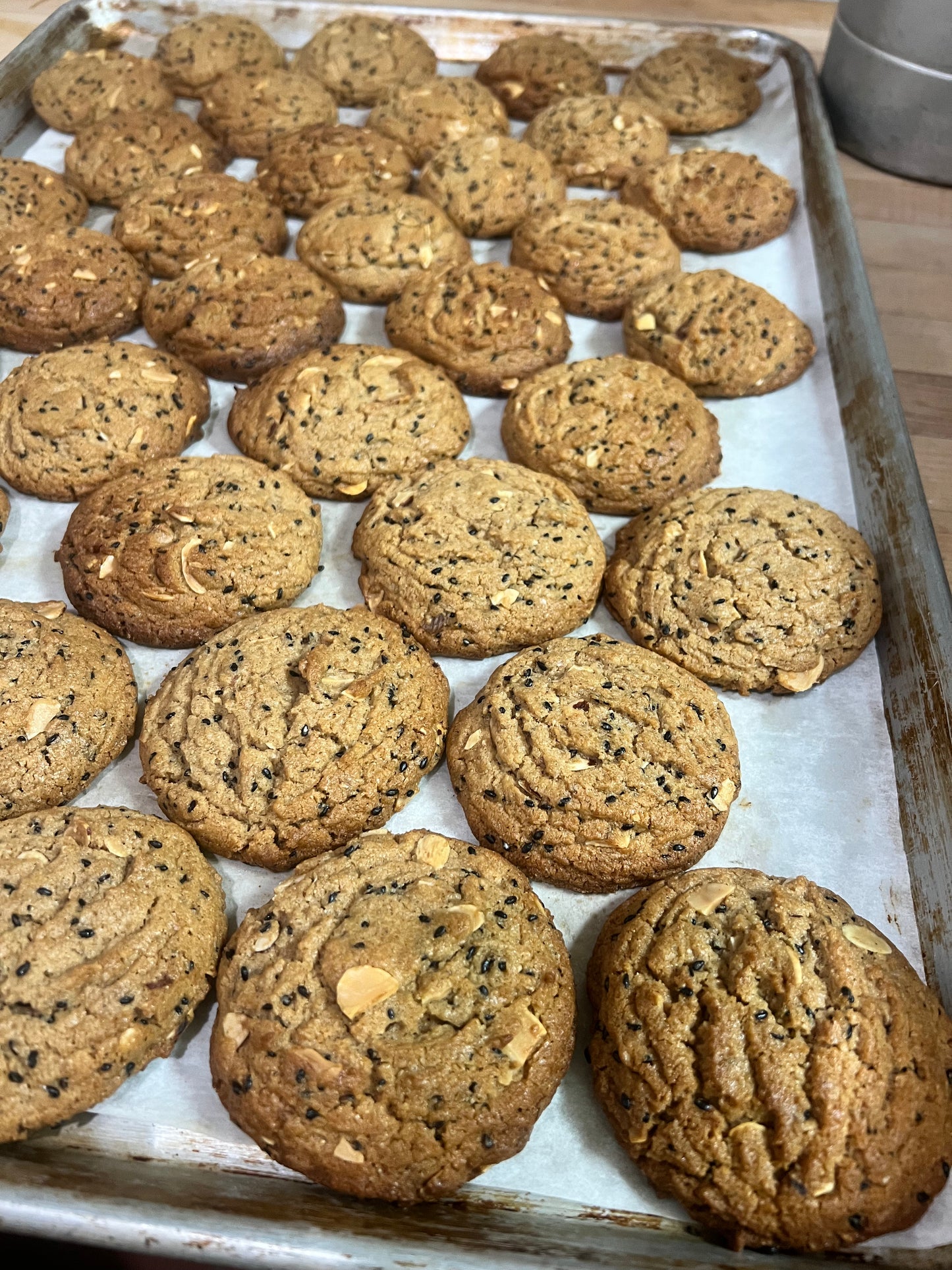 Almond Sesame Cookies - 4 Pack
