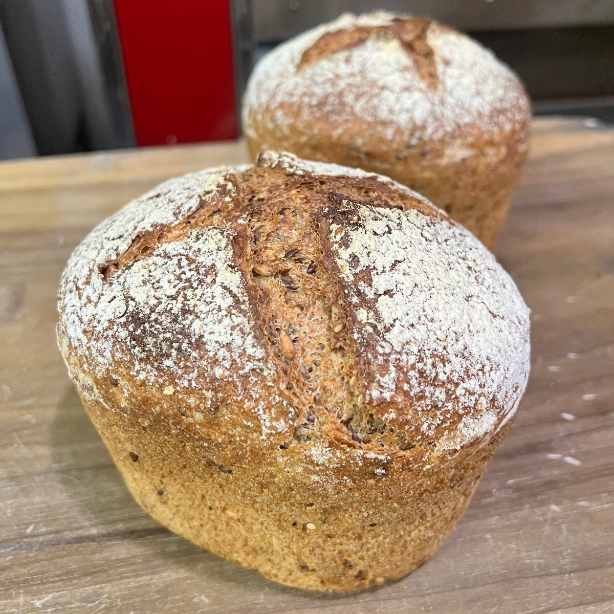 Seeded Spelt Levain Pan Bread