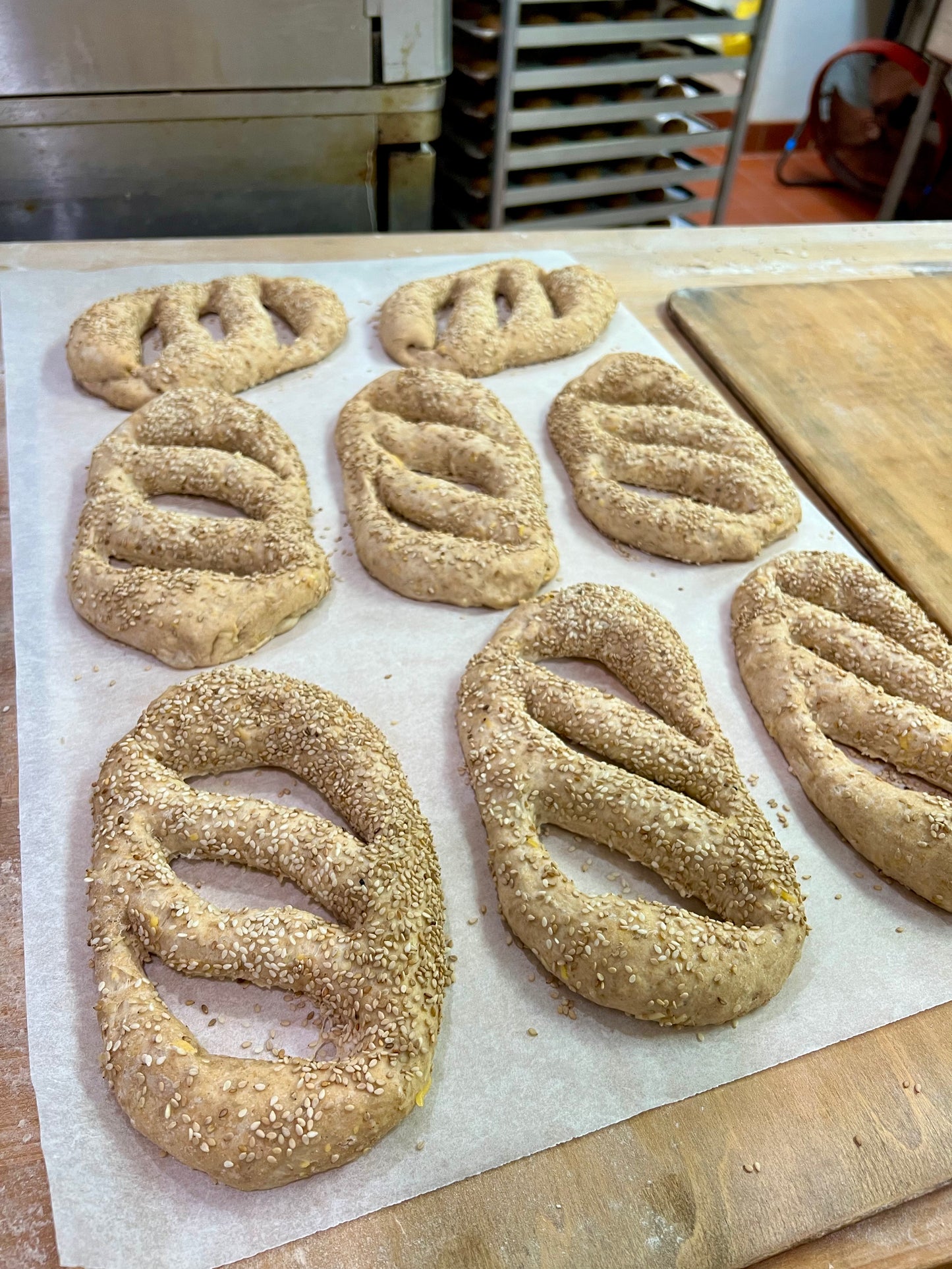 Vegan Fougasse w/ Caramelized Onions & Spicy Pepper