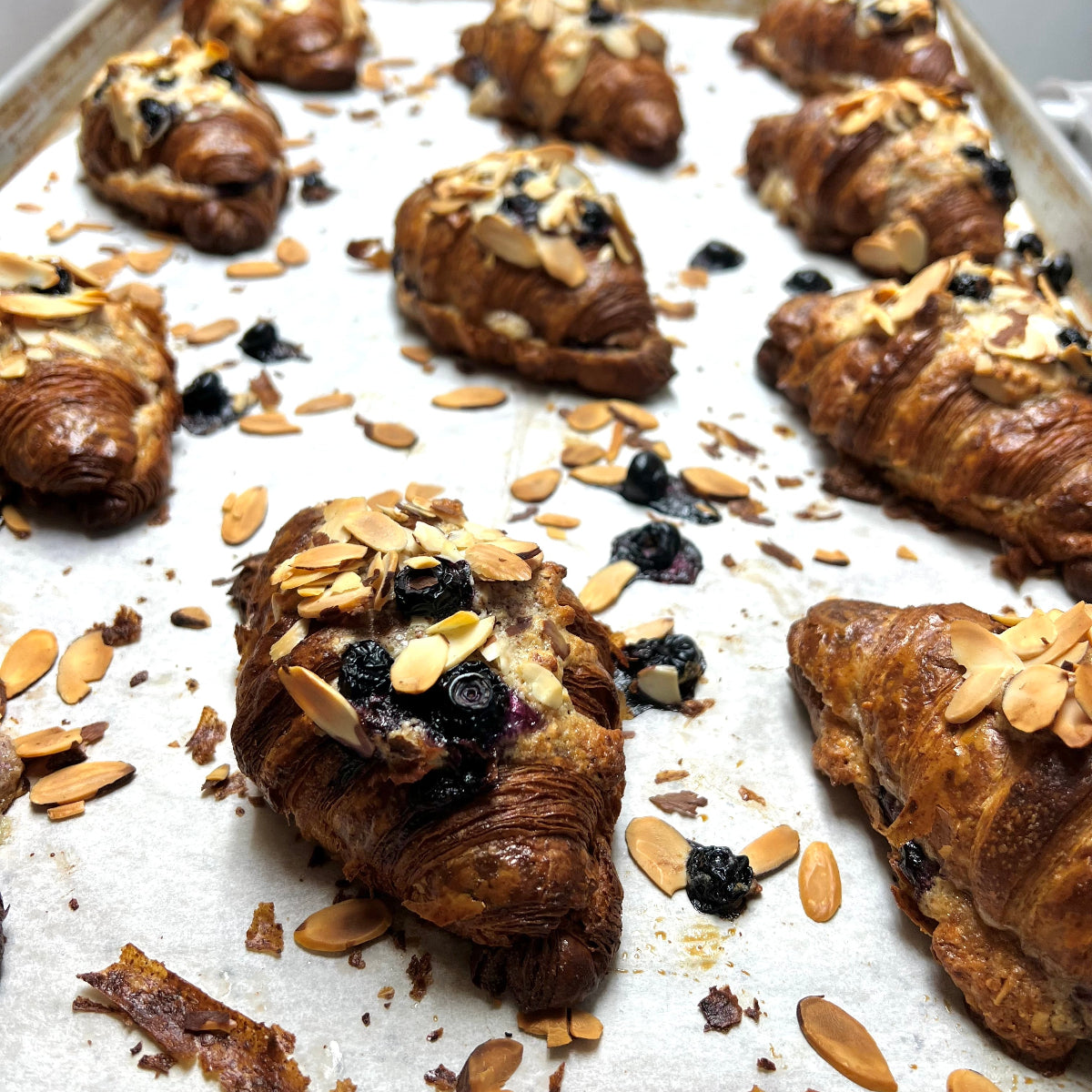 Blueberry Cream Cheese Croissant