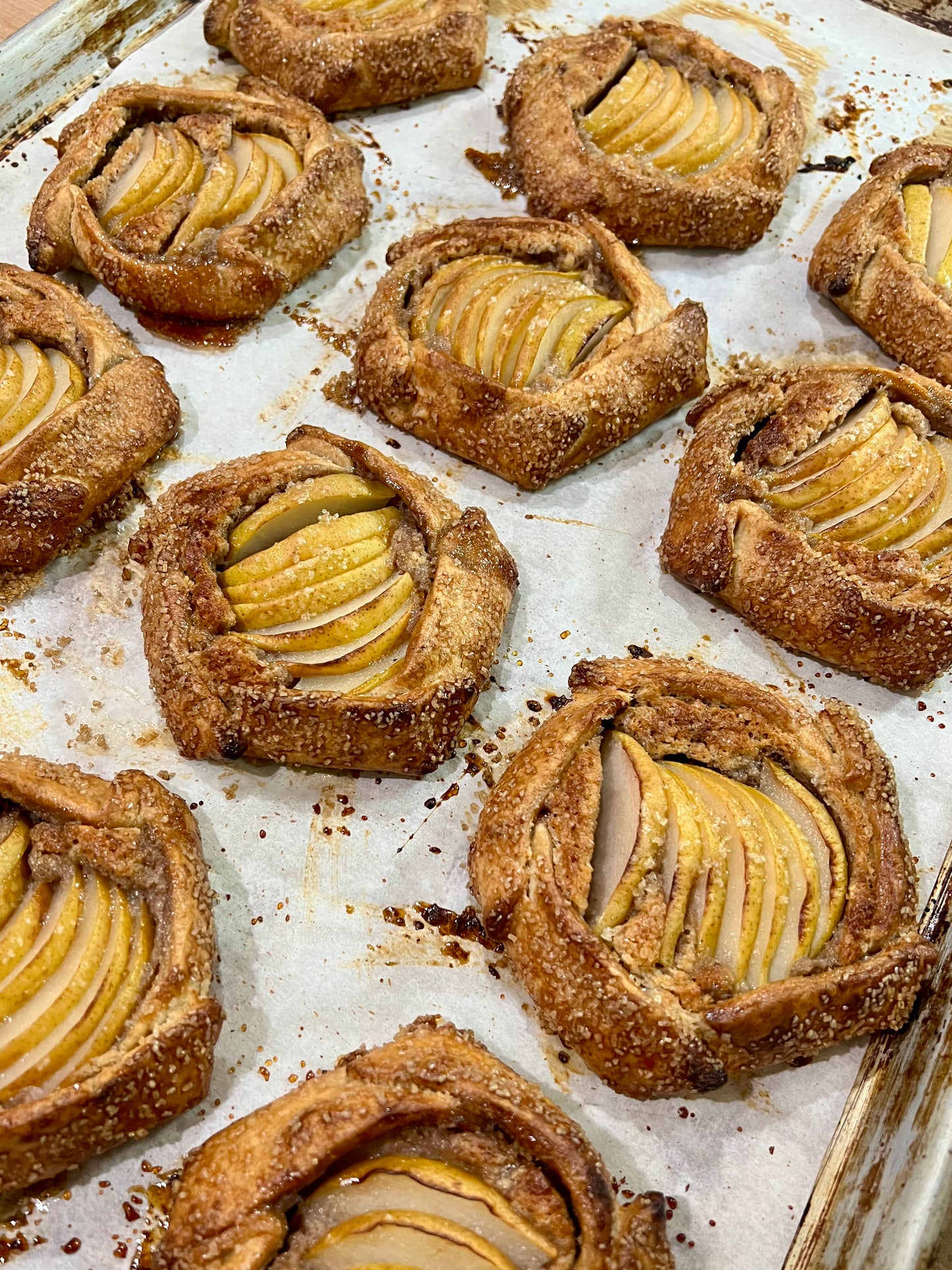 Spiced Apple, Pumpkin Butter & Pumpkin Seed Frangipane Galette